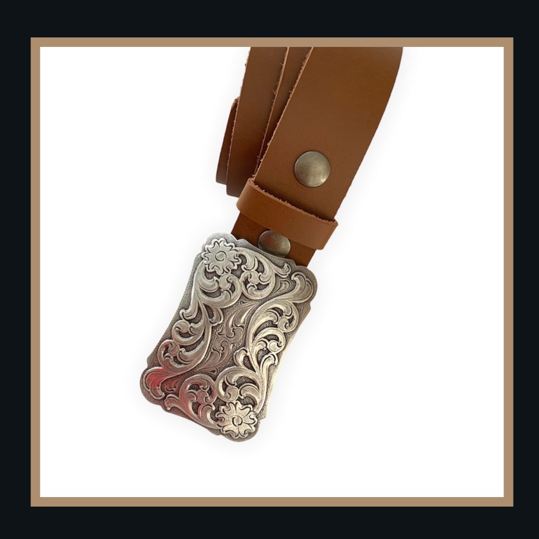 WESTERN ENGRAVED BELT BUCKLES