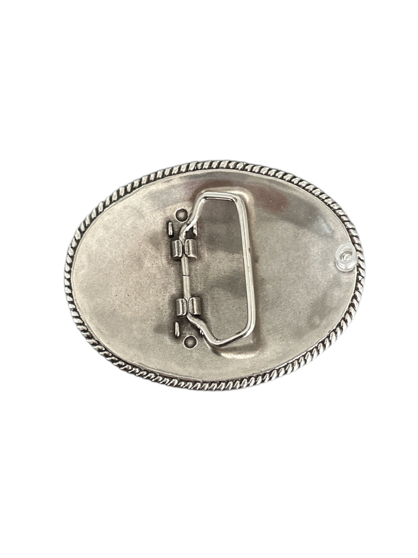 Horse Engraved Western Belt Buckle