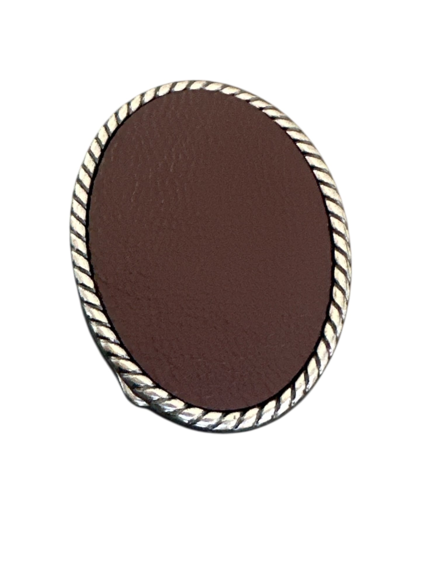 Burgundy Leather Rope Belt Buckle and Burgundy Interchangeable Leather Belt Set