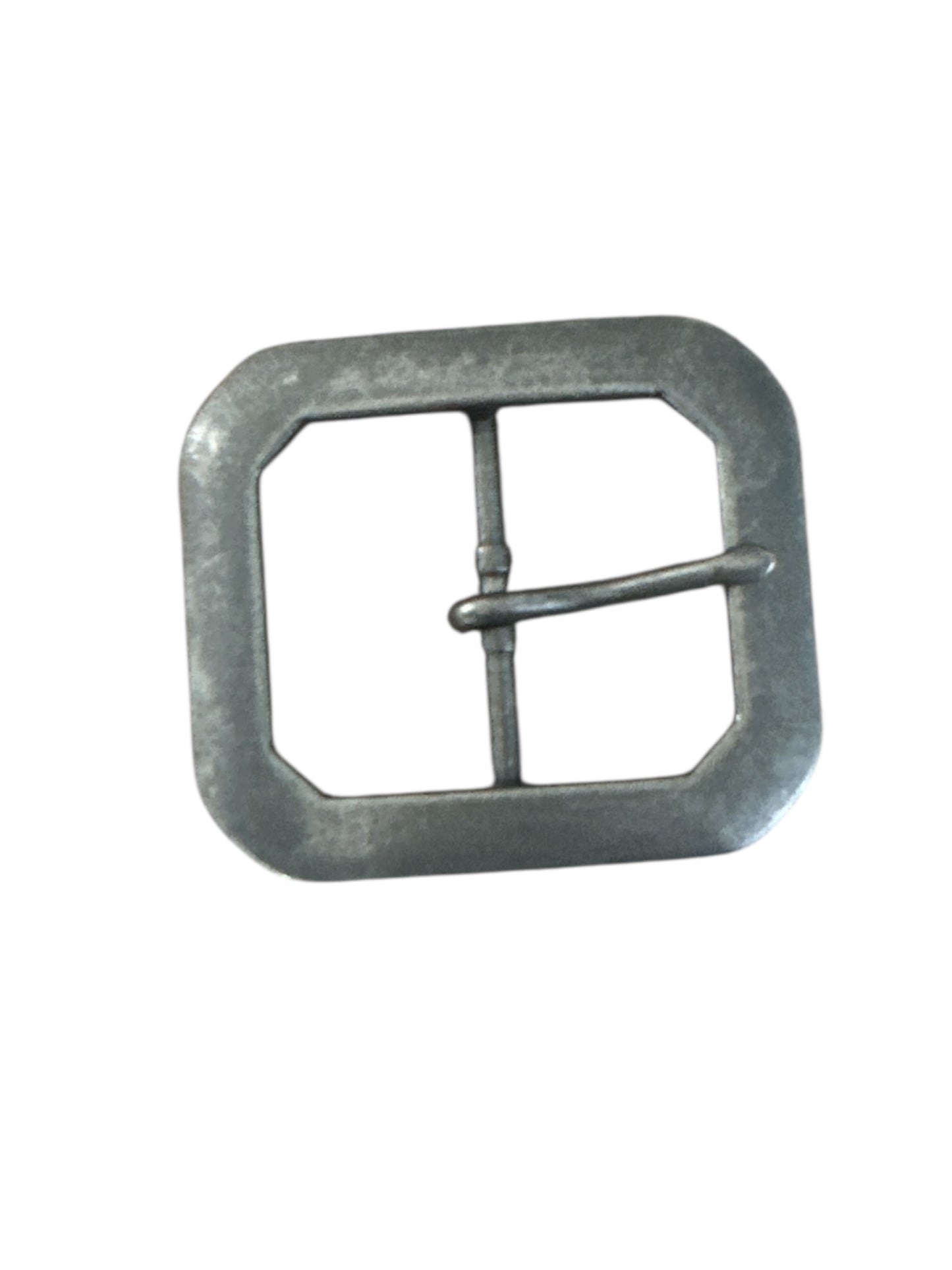 Rectangular Clip End Belt Buckle in Antique Nickel Finish Fits 1 1/2 wide belt