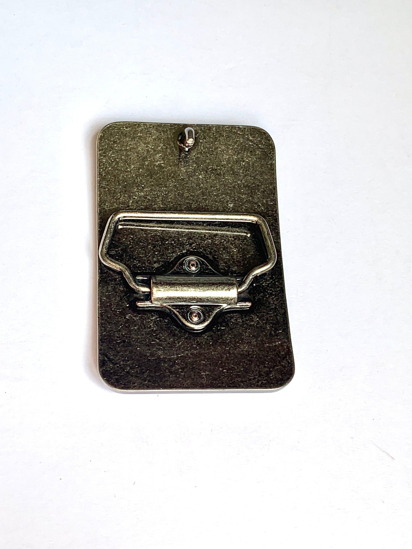 Cheetah Leather Buckle in Blue