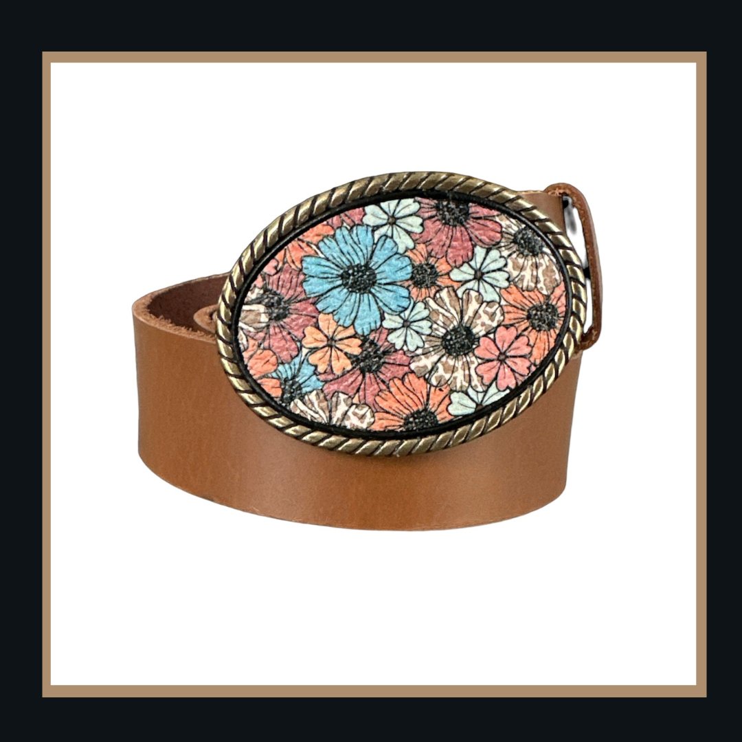 LEATHER BELT BUCKLES