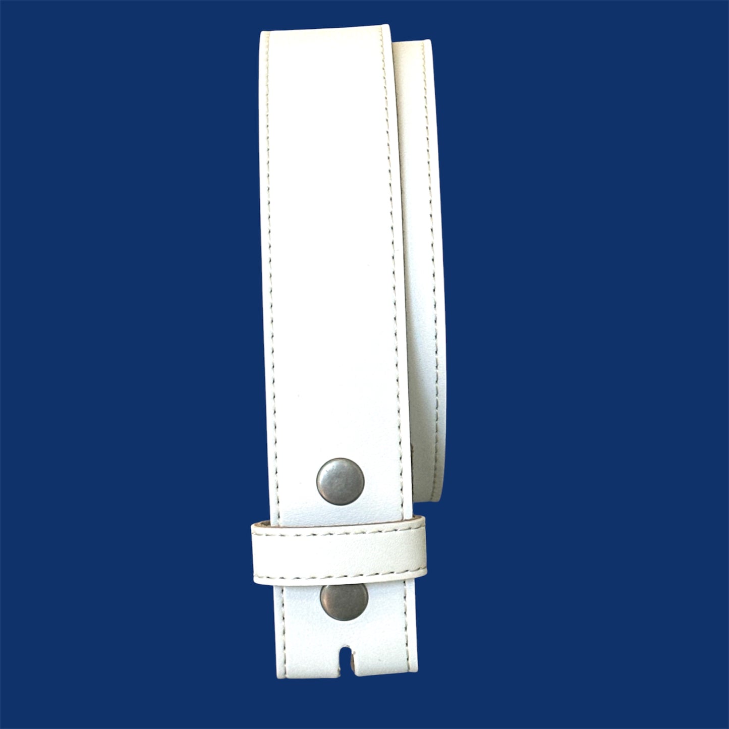 Cheetah Leather Buckle in Blue