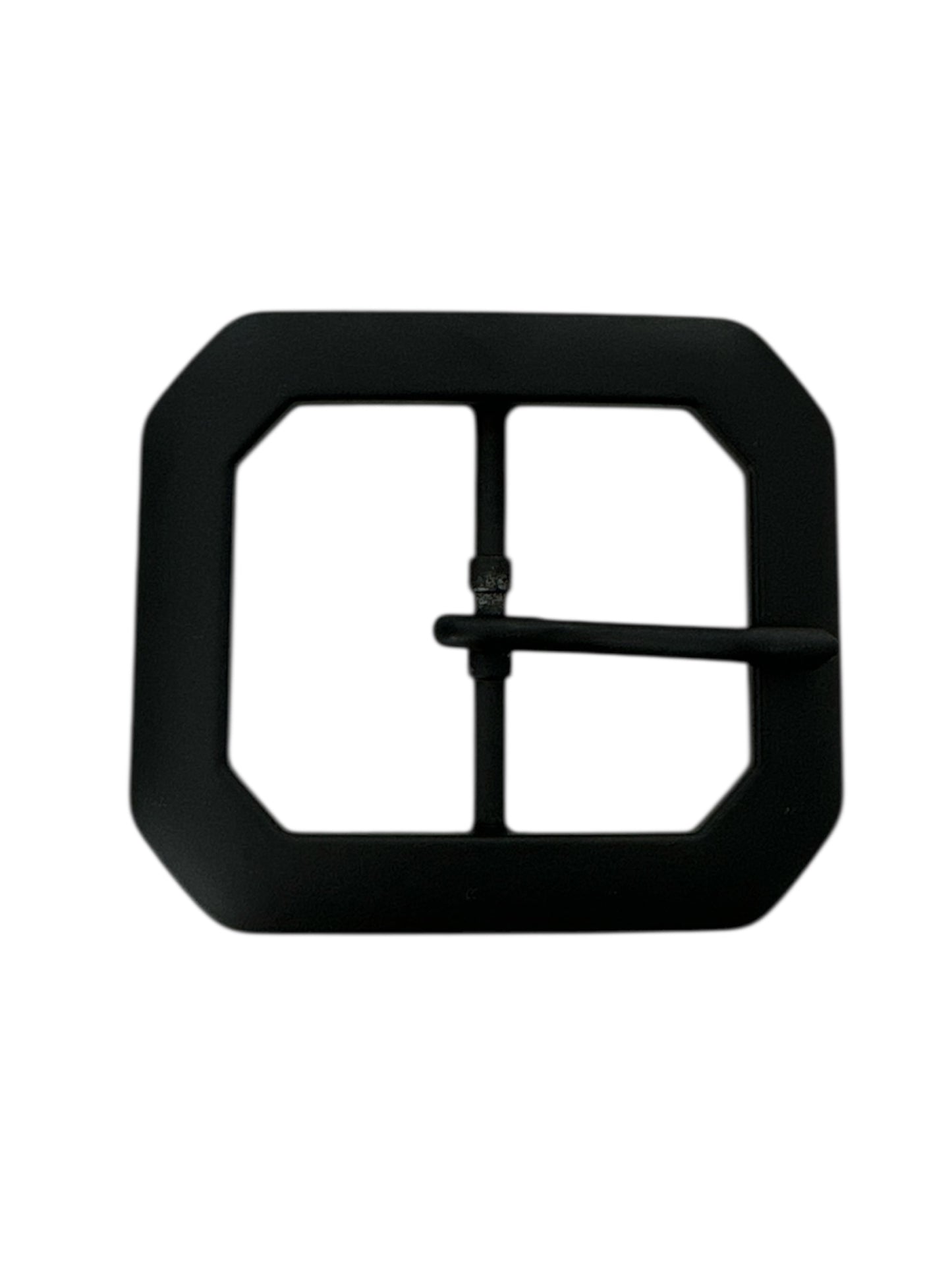 Back of black belt buckle