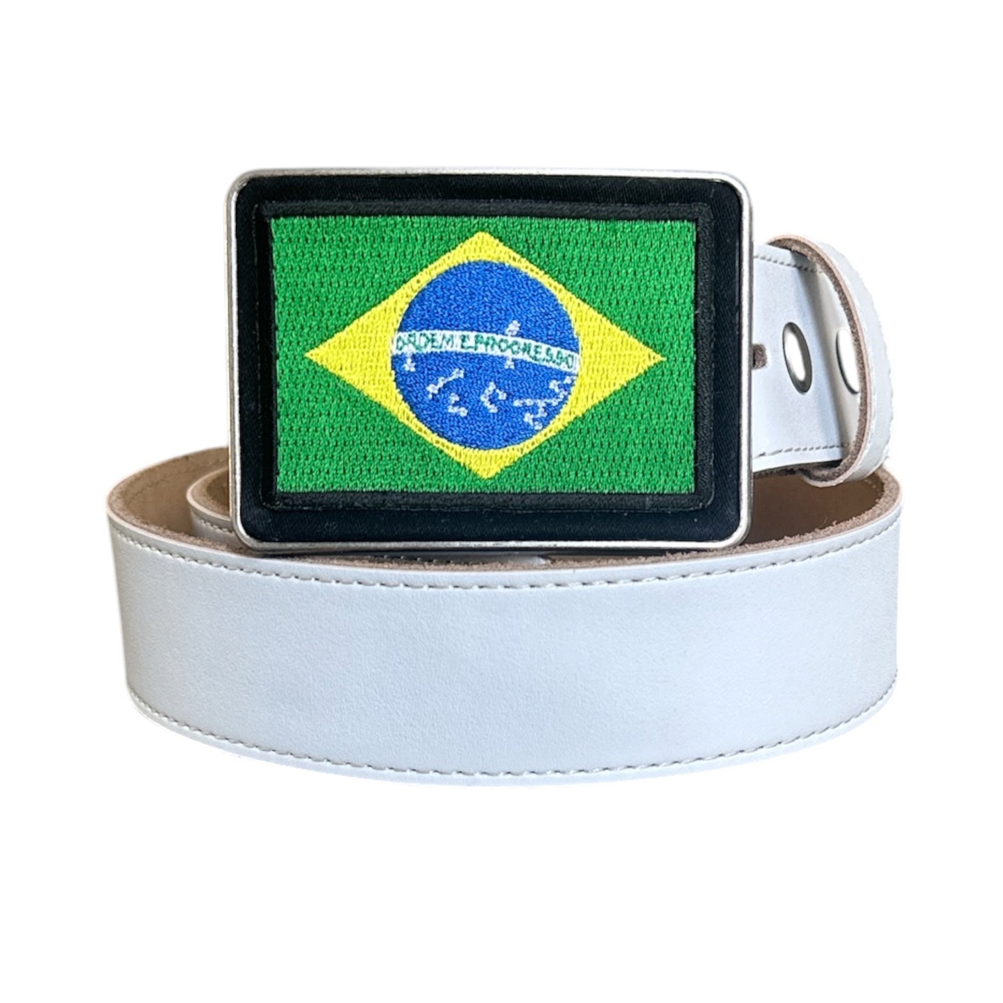 Brazilian Flag Belt Buckle