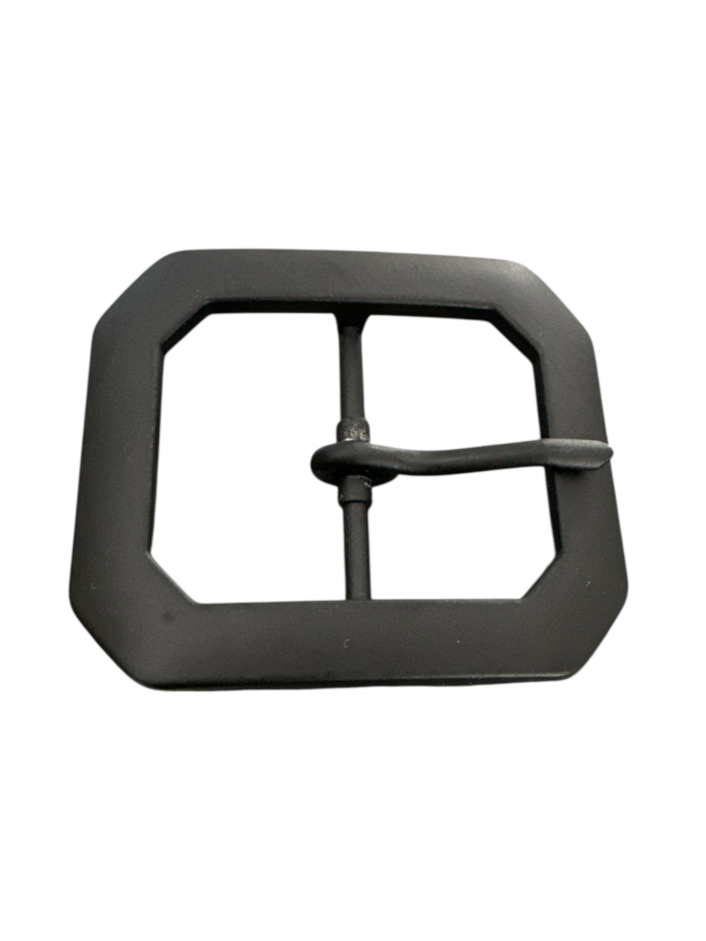 Black Rectangular Clip End Belt Buckle Fits 1 1/2 wide belt