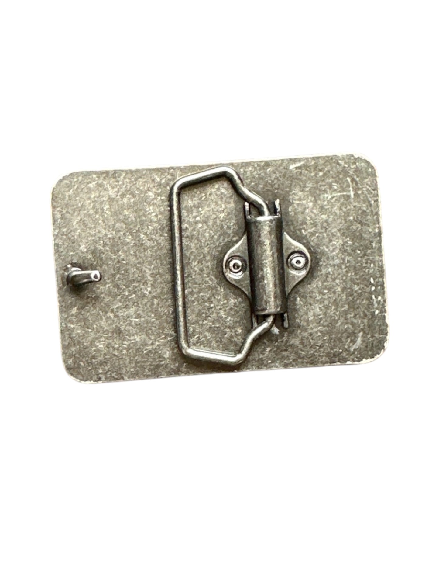 Pink Leather Rectangular Belt Buckle