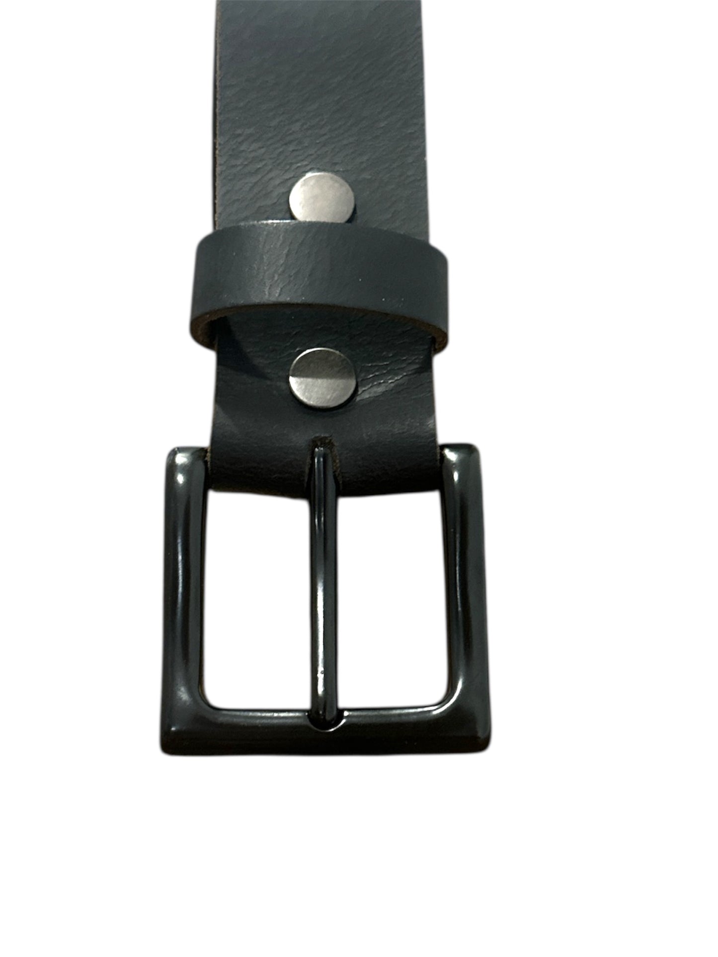 Black Belt Buckle Glossy Fits 1 1/2 wide belt