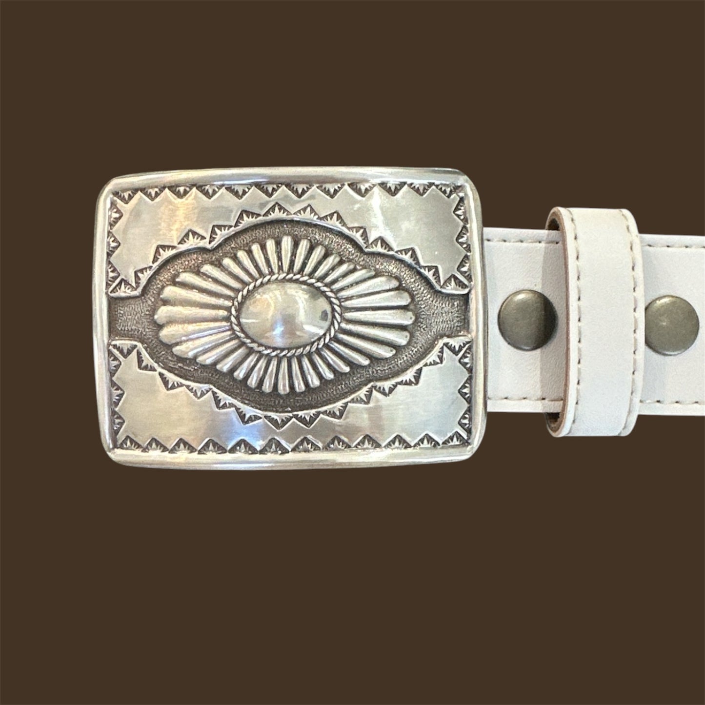Southwest Engraved Belt Buckle