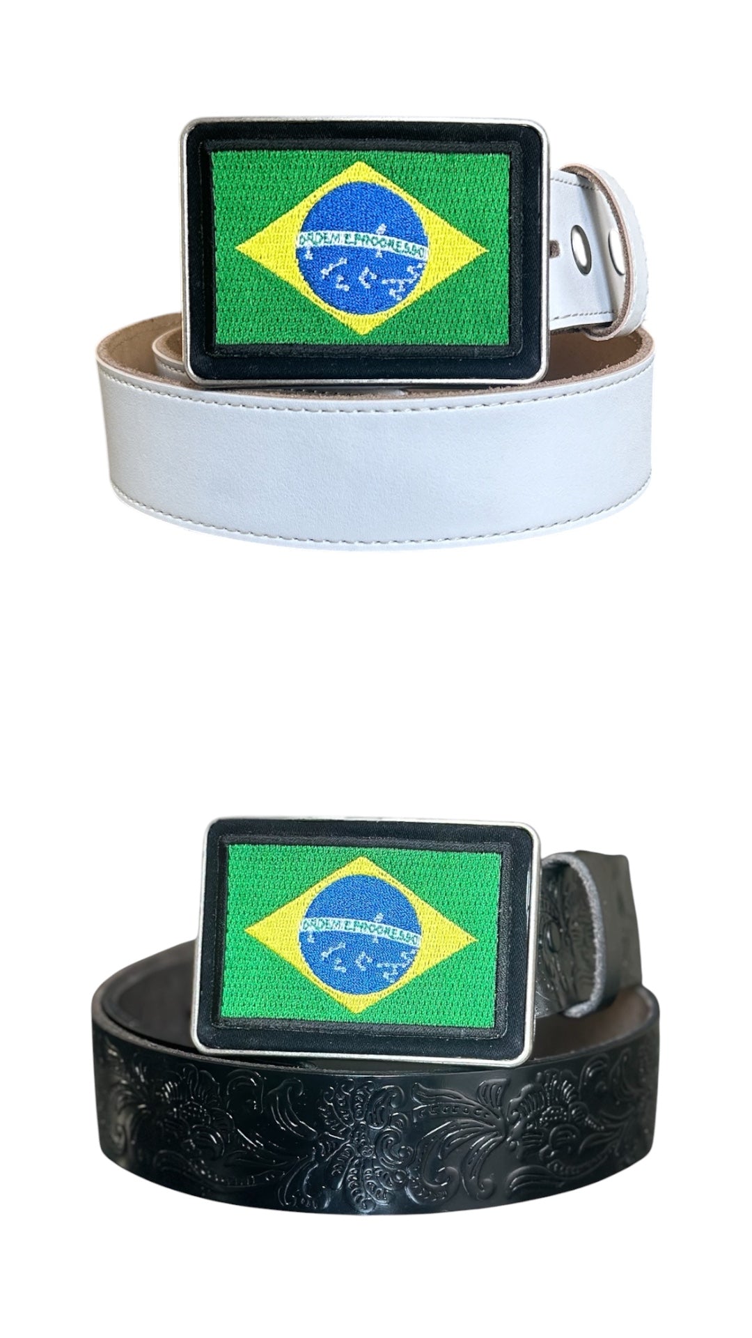 Brazilian Flag Belt Buckle