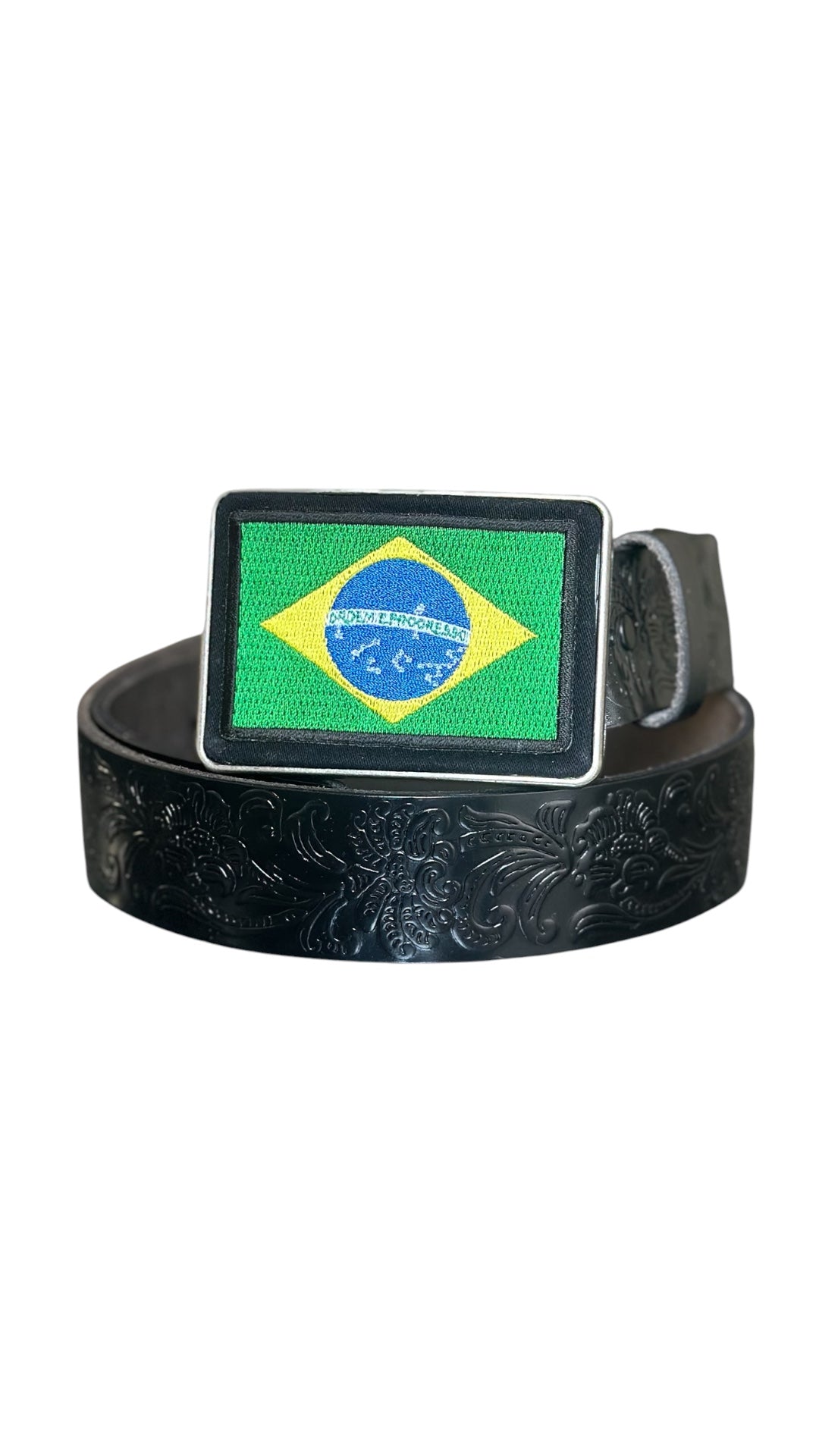 Brazilian Flag Belt Buckle