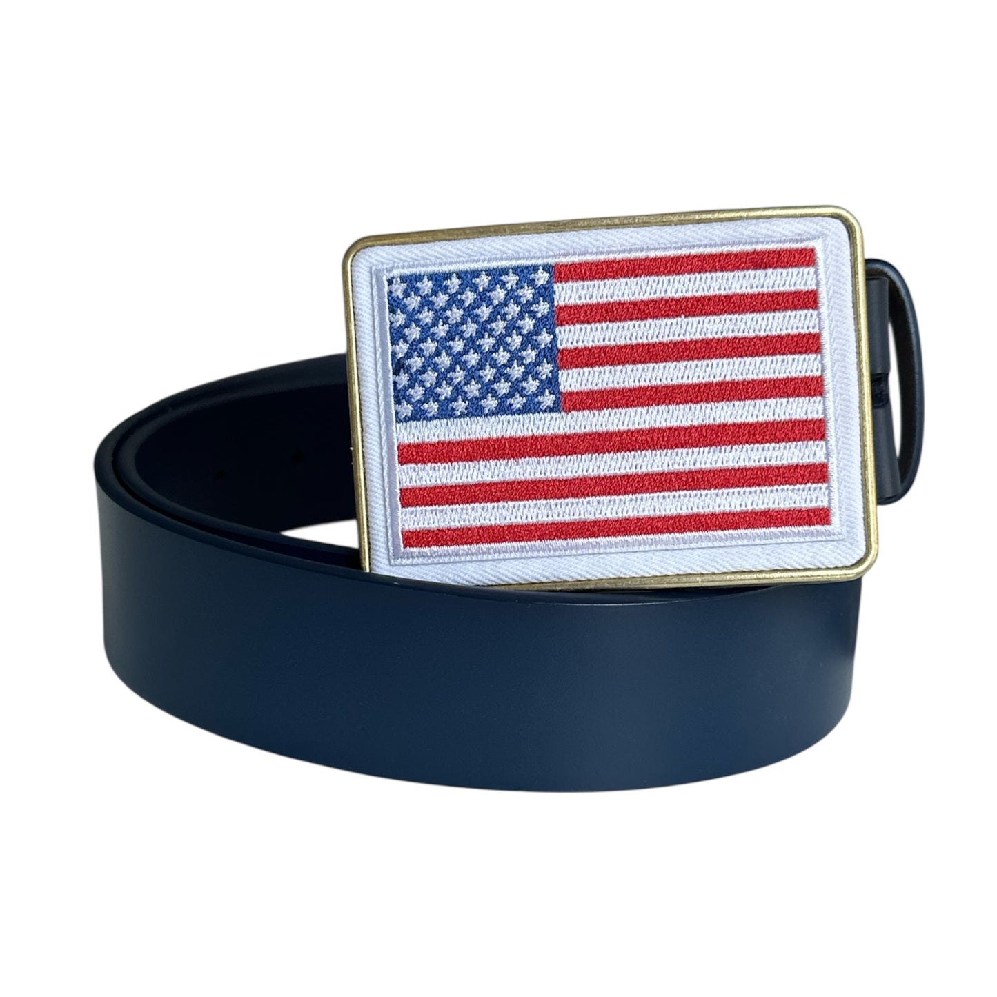 USA Flag Belt Buckle