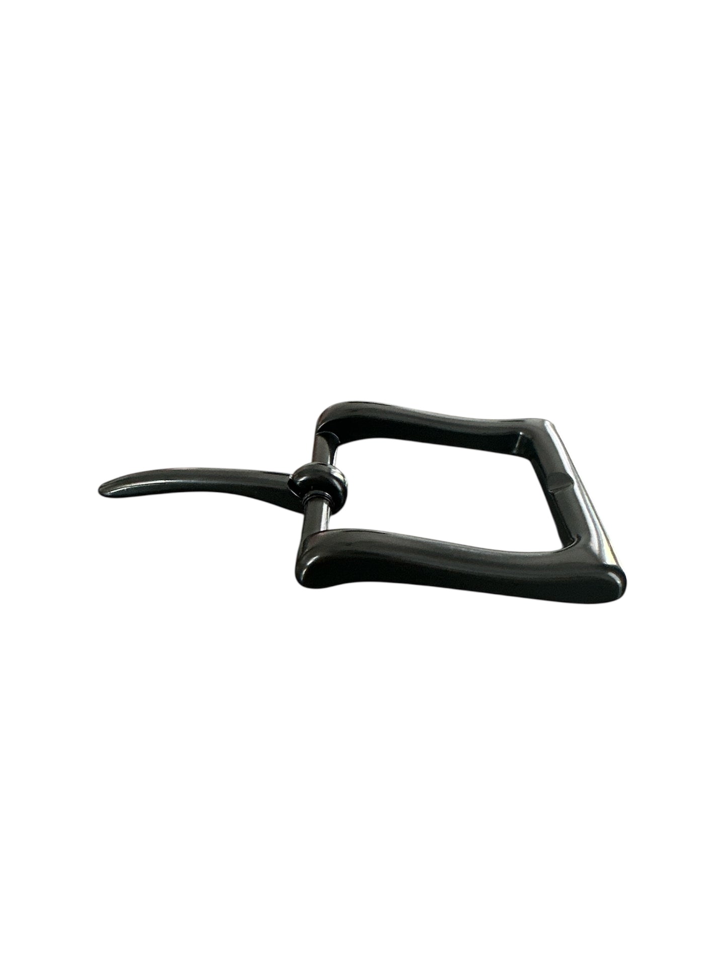 Black Belt Buckle Glossy Fits 1 1/2 wide belt