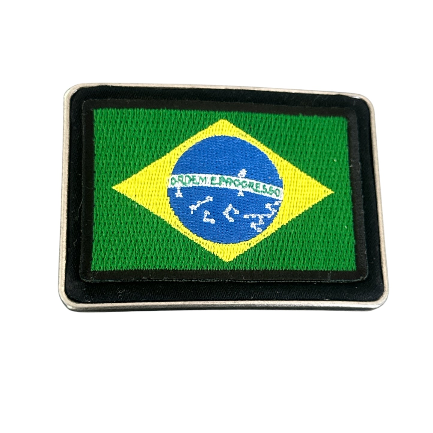 Brazilian Flag Belt Buckle