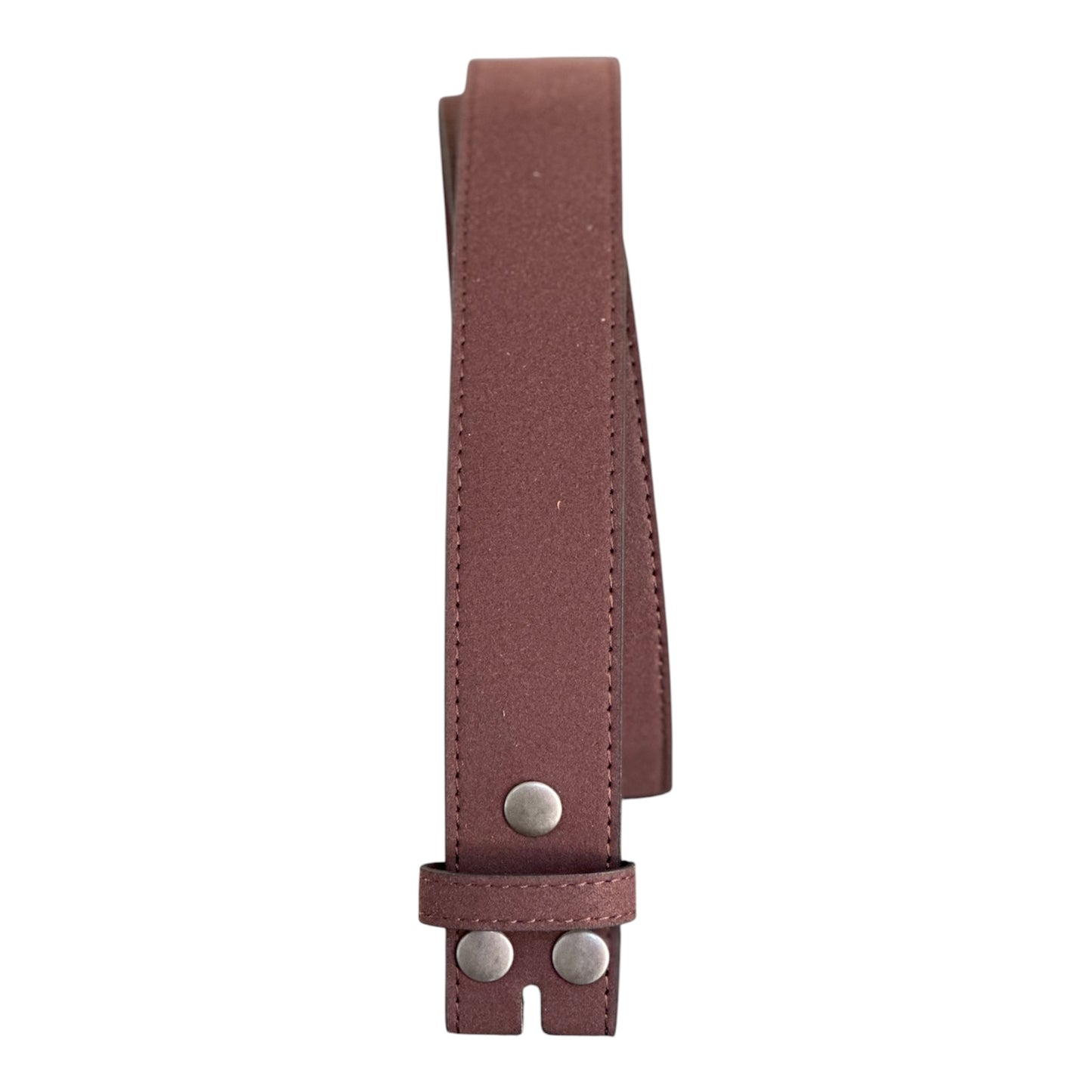 Brown Suede Interchangeable Belt Strap 1.5 inches wide