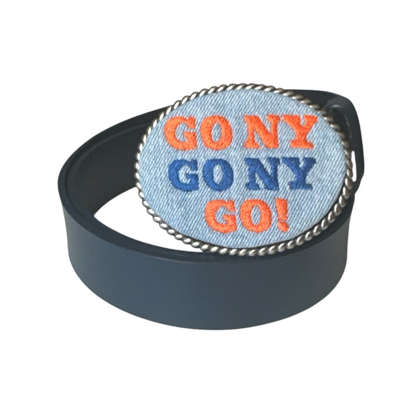 Go NY Basketball Belt Buckle
