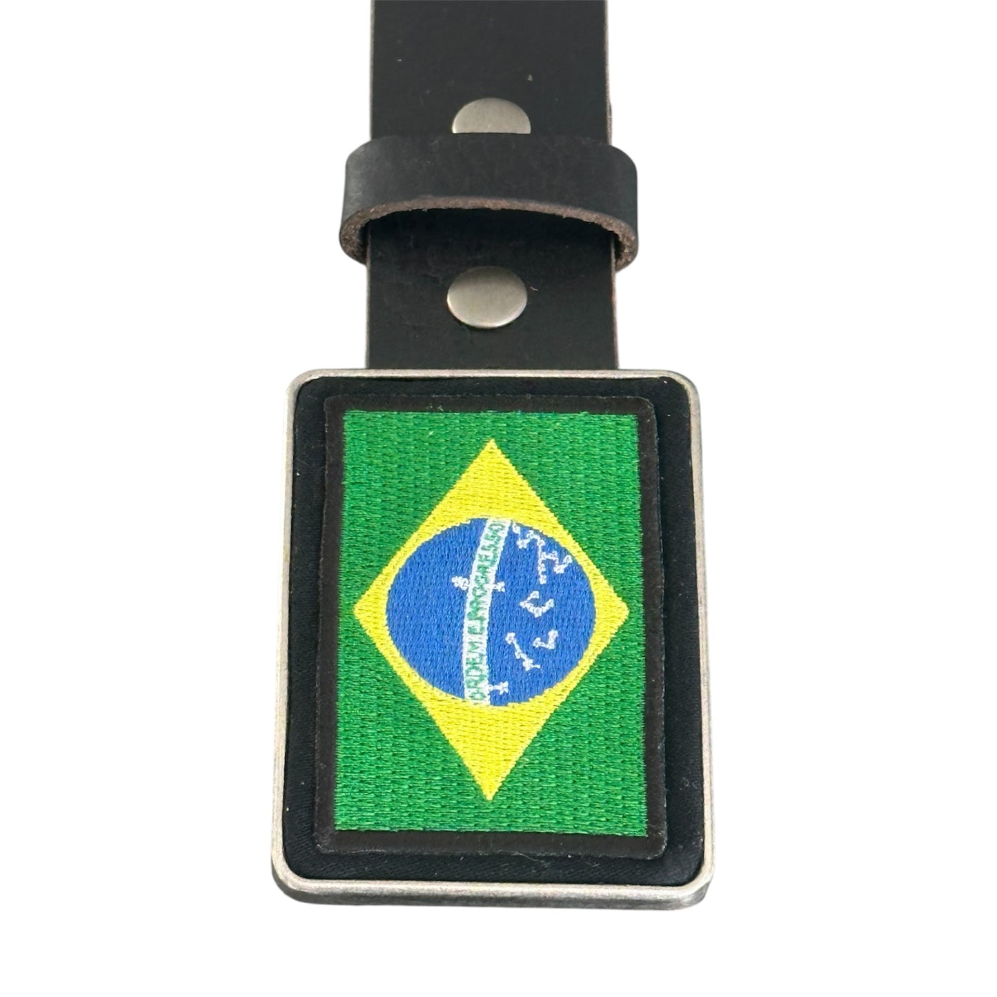 Brazilian Flag Belt Buckle