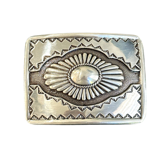 Southwest Engraved Belt Buckle