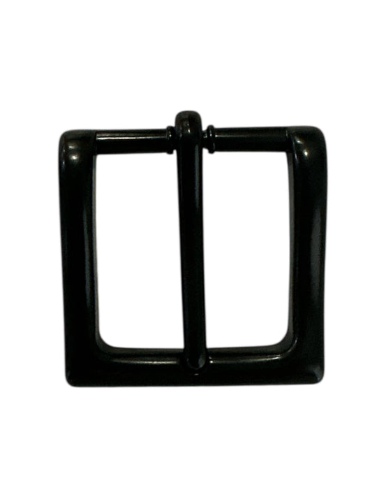 Black Belt Buckle Glossy Fits 1 1/2 wide belt