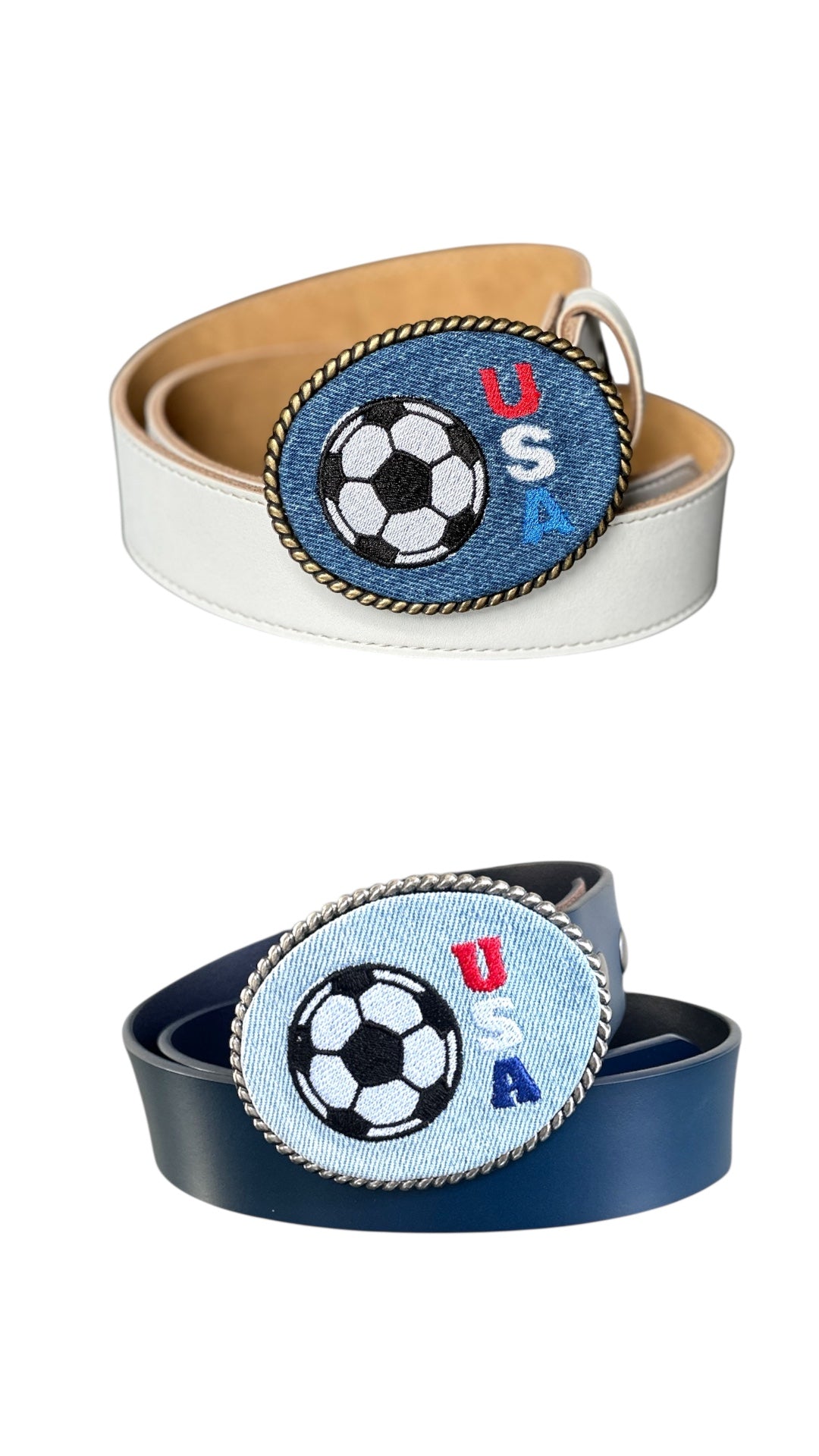 USA Soccer Belt Buckle