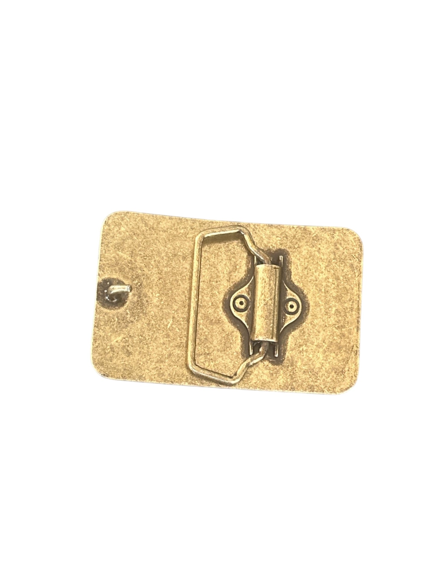 Green Python Embossed Leather Belt Buckle