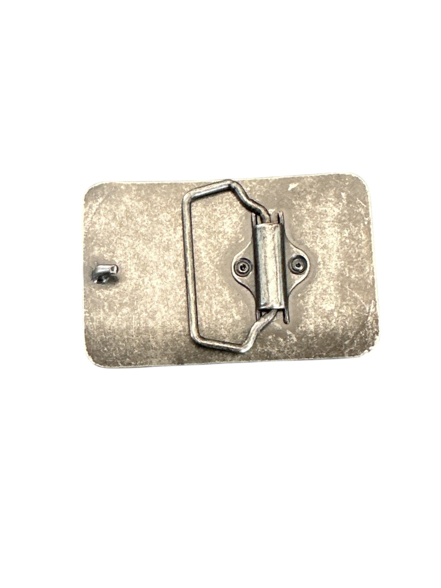 Purple Suede Rectangular Belt Buckle