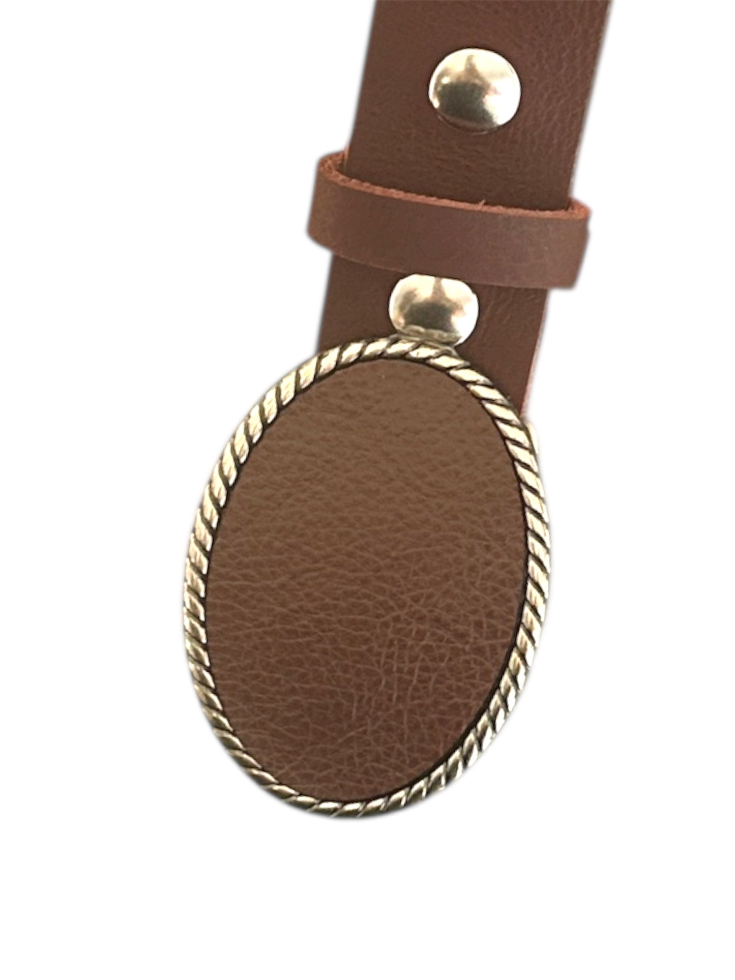 Burgundy Leather Rope Belt Buckle and Burgundy Interchangeable Leather Belt Set