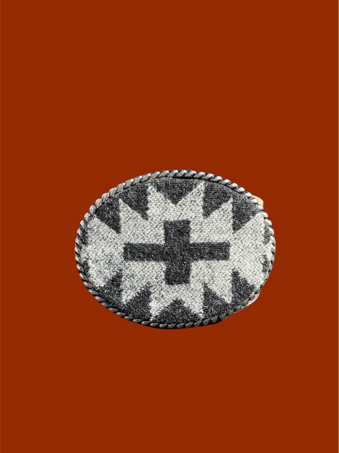 Southwestern Belt Buckle in Pendleton Wool