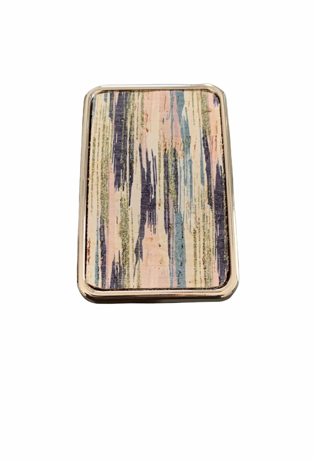 Pastel Colors Cork Leather Belt Buckle