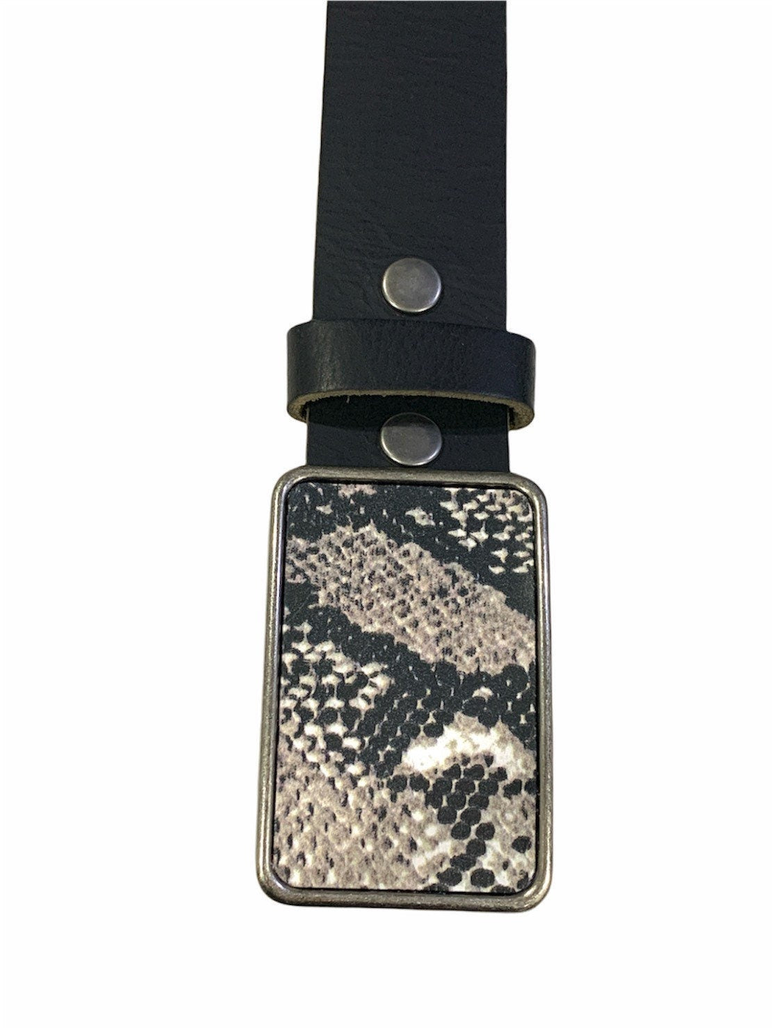 Python Print Leather Belt Buckle