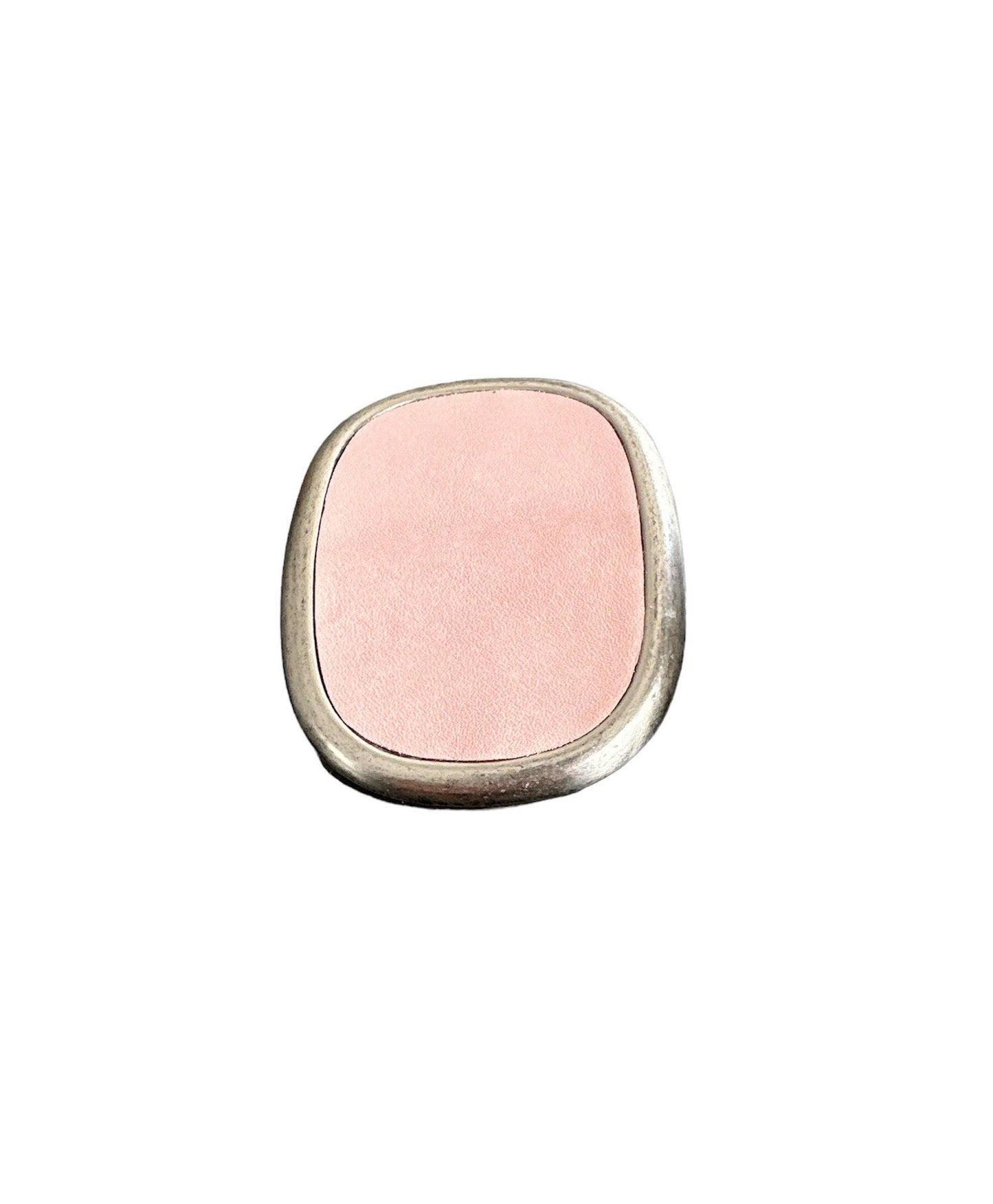 Light Pink Leather Belt Buckle