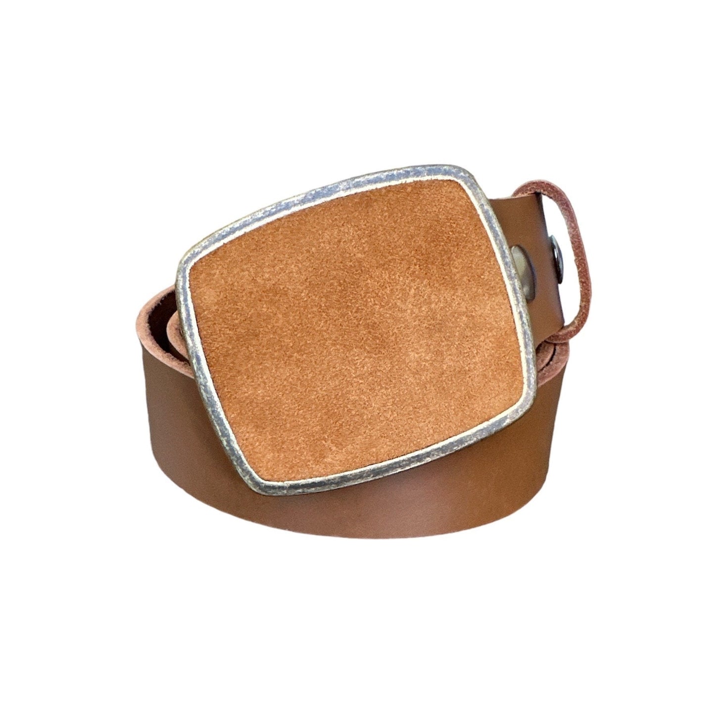 Tan Suede Rustic Buckle